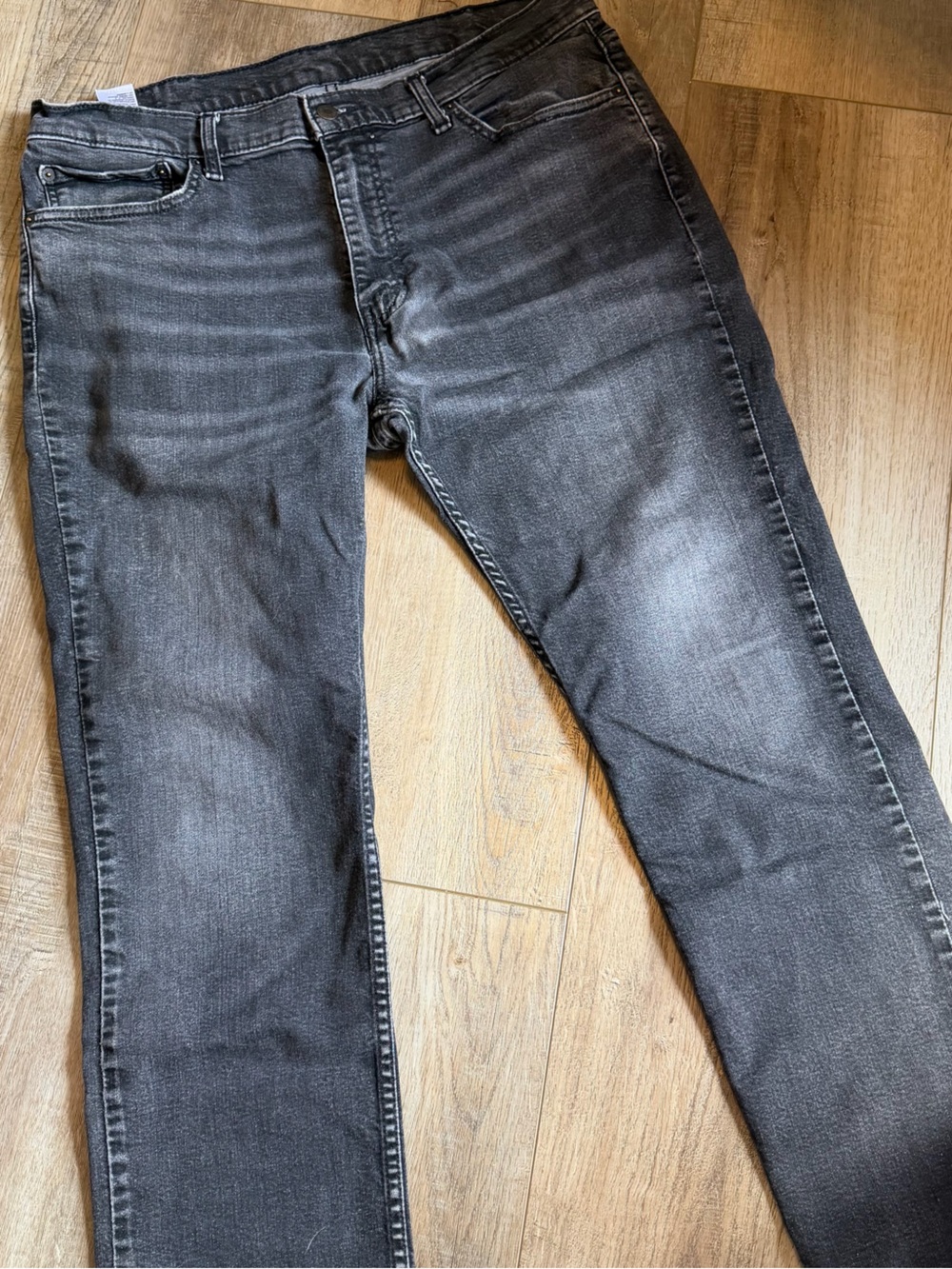 Levi's Men's Black Washed Jeans 38x30